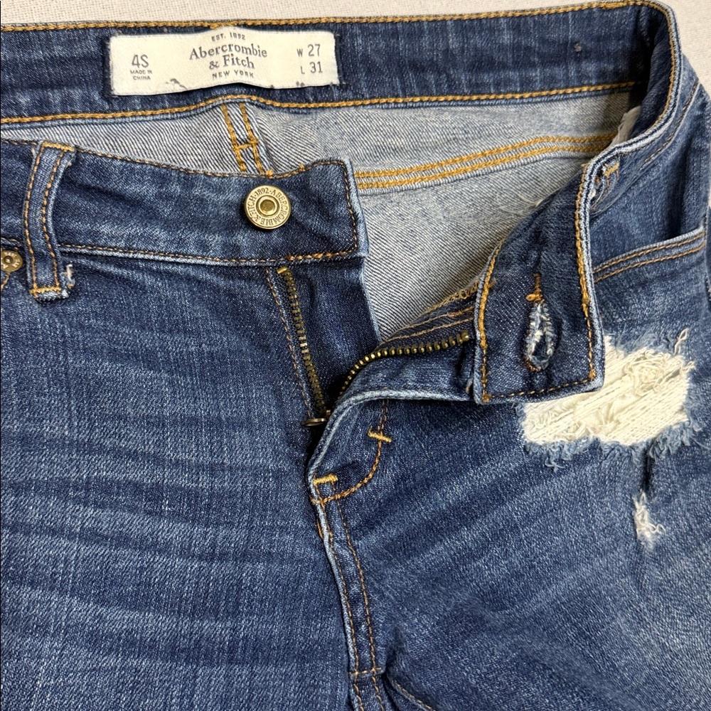 Abercrombie & Fitch Dark Blue boot Jeans #theA&Fboot #y2kjeans #y2k